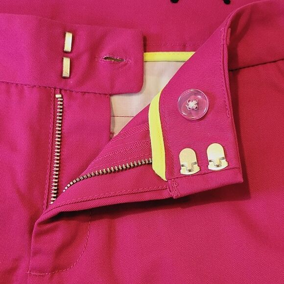 Stylus Bright Raspberry Twill Cotton Shorts Size 6 NWOT - Picture 4 of 7